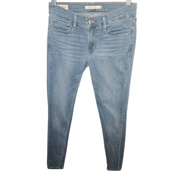 Levi's 710 Super Skinny Light Wash Jeans - Picture 1 of 4
